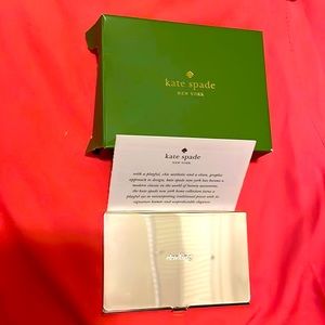 Kate Spade darling business card holder